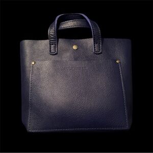 PORTLAND LEATHER Classic Mini Crossbody Cobalt